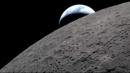 Am Mond geht die Erde auf